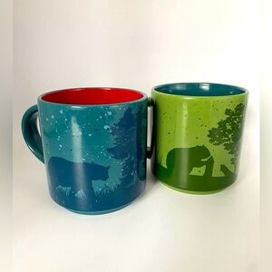 2 Tim Hortons 2017 Limited Edition Coffee Mugs Bears & Beavers No. 017